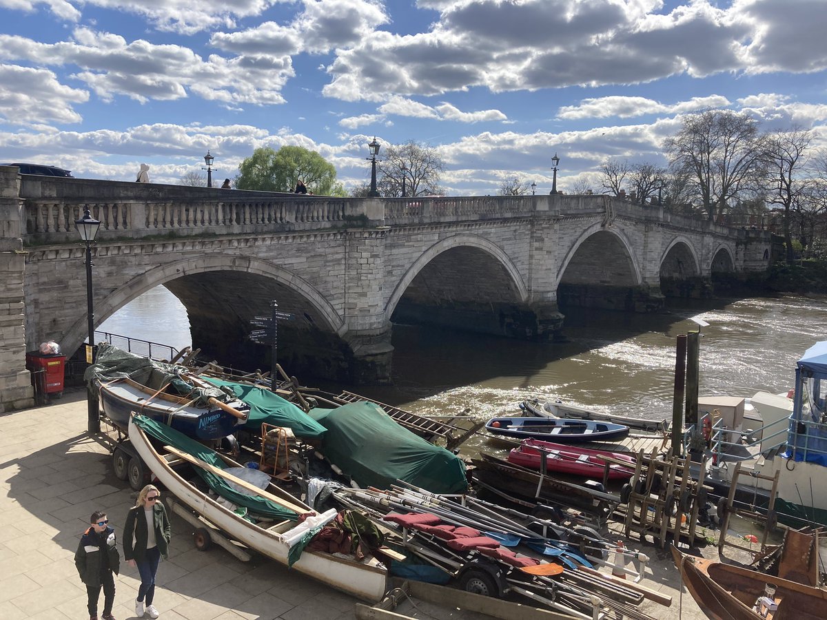 Weather app says 10 degrees. Feels like 20. First proper sun of 2023.  🌞#richmond