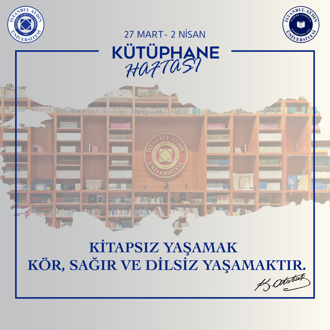 Kitapsız yaşamak kör, sağır ve dilsiz yaşamaktır.

27 Mart - 2 Nisan Kütüphane haftamız kutlu olsun.

#kütüphane