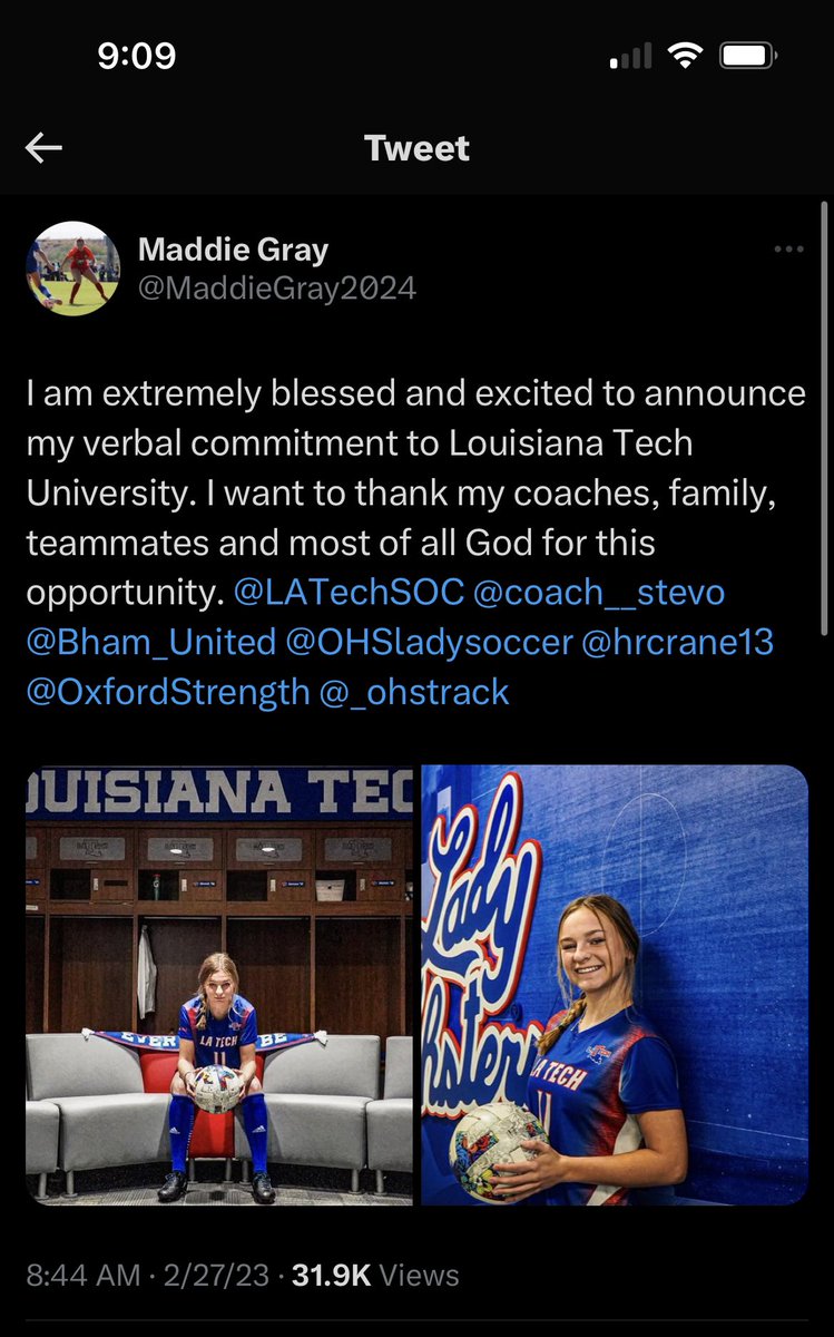 In case you haven’t seen it yet. In the last 5 weeks we’ve had 4 girls commit to Division 1 schools! So proud of them and how hard they’ve worked for this! #ladychargerfamily #proud