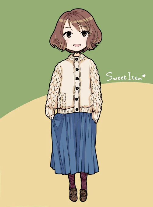 ふわふわした髪ラブ! 直毛なのであこがれ...#SweetItem #イラスト 
