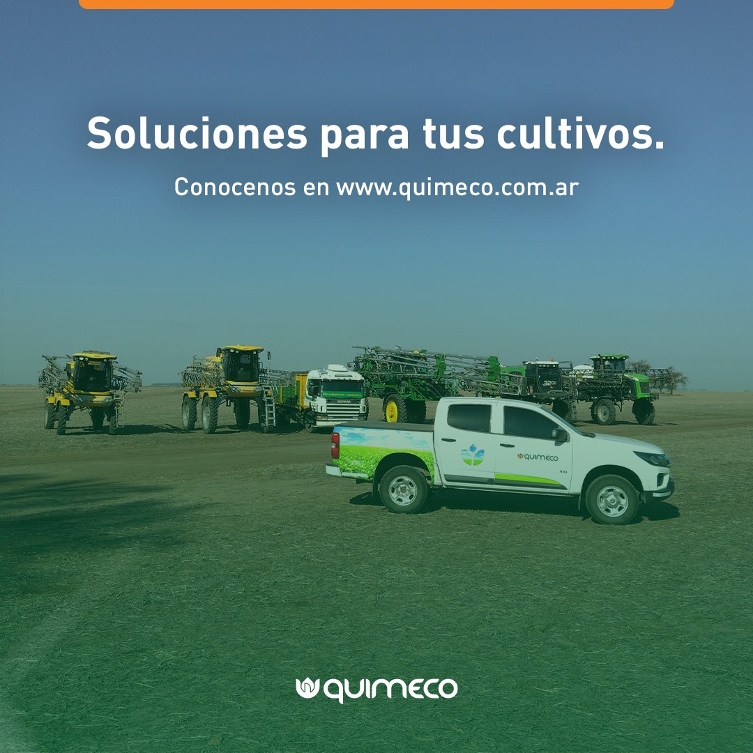 Quimeco's tweet photo. ✅ Soluciones para tus cultivos. 

⭐ Más eficiencia y control. 

🌱Óptima  aplicación. 

🌐 Ingresa a https://t.co/JC6vYPQO04 y conocenos! 

Apliquemos valor. #Quimeco #laboratorioquimeco #siembras #cosecha #campo #agro #rural #campoargentino https://t.co/NxCrz6SyVp