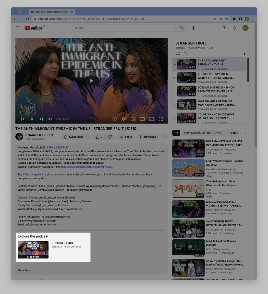 I've started to see podcast-specific features appear in the main <a href="/YouTube/">YouTube</a> iOS app and website, including an "Explore the podcast" section below the video description, and the word "Podcast" on specific playlists.