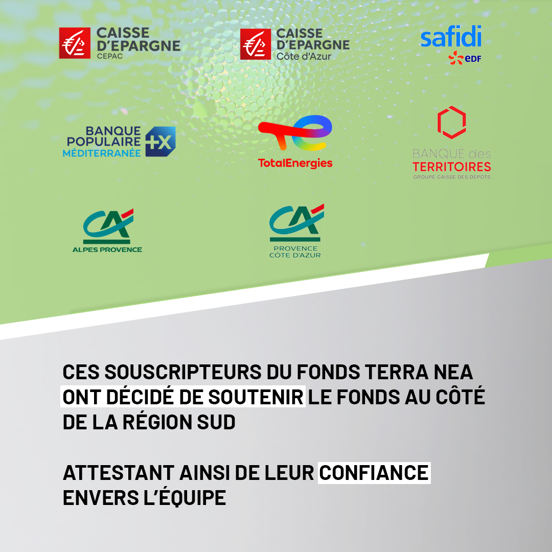 AnderaPartners's tweet photo. 🚨 📢 - 𝗧𝗲𝗿𝗿𝗮 𝗡𝗲𝗮 -
 Terra Nea, le fonds d’investissement de @MaRegionSud dédié aux #infrastructures de la transition écologique annonce son 𝟭𝗲𝗿 𝗰𝗹𝗼𝘀𝗶𝗻𝗴 avec une première levée de 38 millions d'euros.
➡️ CP : https://t.co/ohomKfp7gy
#TerraNea #thepowerofand https://t.co/PN0lb8nKSQ
