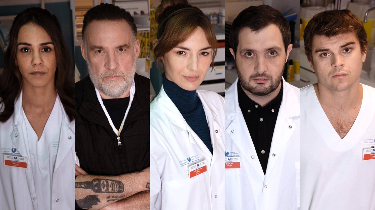 canalplus's tweet photo. C’est officiel ! Louise Bourgoin, Alice Belaïdi, Karim Leklou, Zacharie Chasseriaud et Bouli Lanners renfilent la blouse pour une troisième saison d’#Hippocrate.
Le tournage de la Création Originale CANAL+ vient tout juste de commencer 🎬 https://t.co/QytrQqcgfv
