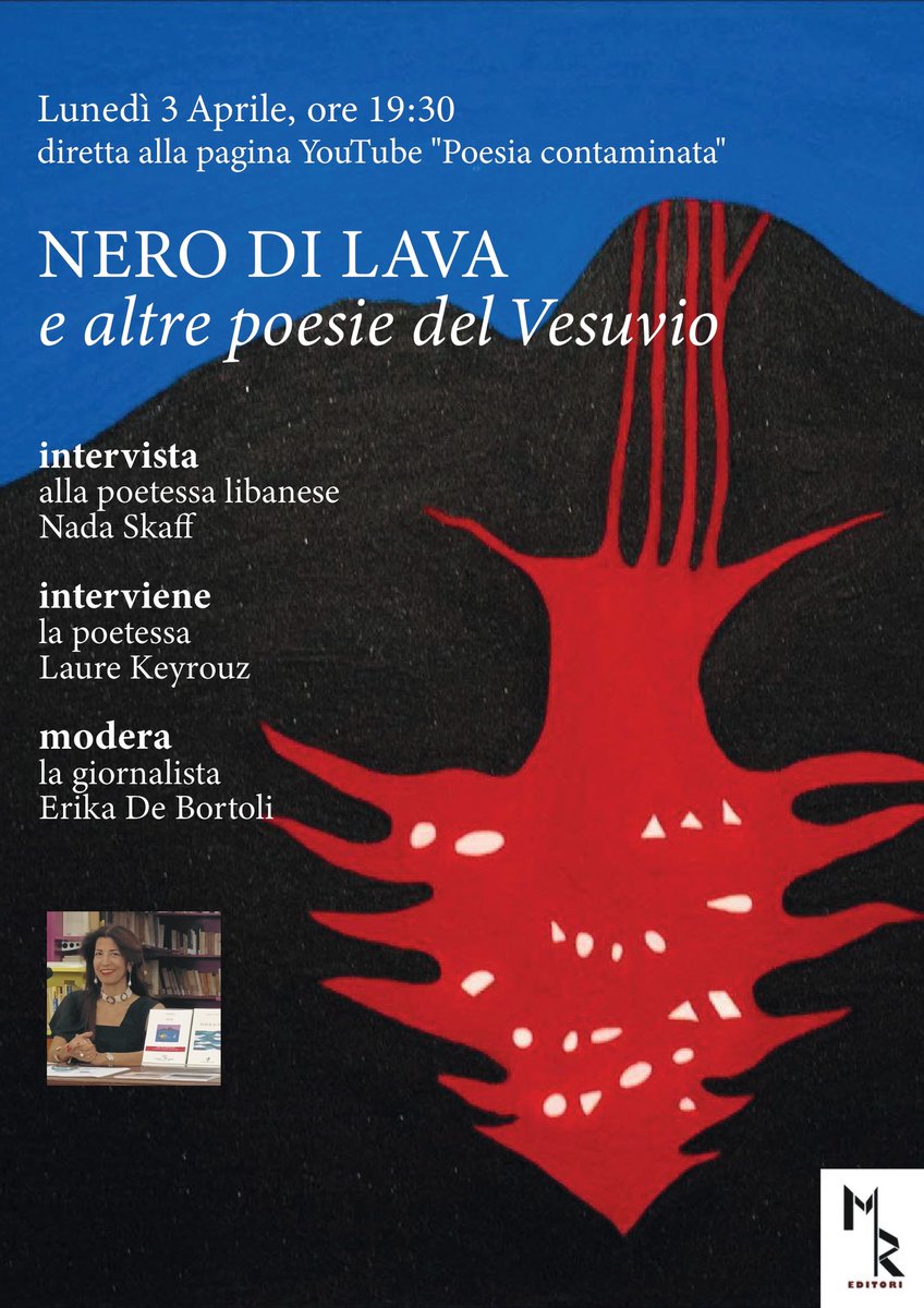 Nero di lava e poesie del #vesuvio - Dialogo con la poetessa #libanese Nada Skaff. 
Interviene l'artista e poetessa Laure Keyrouz
Modera la giornalista Erika De Bortoli
#libano #poesia tra #napoli e #beirut
youtube.com/watch?v=7WUSc1…