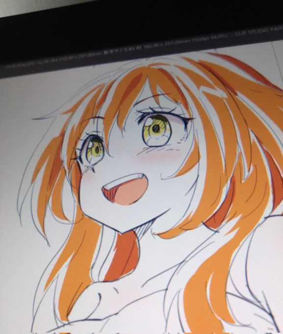 今日も描いてます。ヤヨイちゃん 