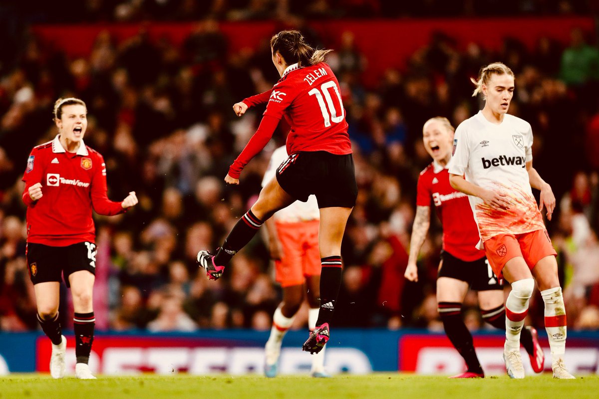 Leading by example©️ 10Ten Talent’s @katiezelem has now scored in her last three outings at Old Trafford🔴 Congratulations Katie, best of luck for rest of the season👏 #MUWomen #WSL