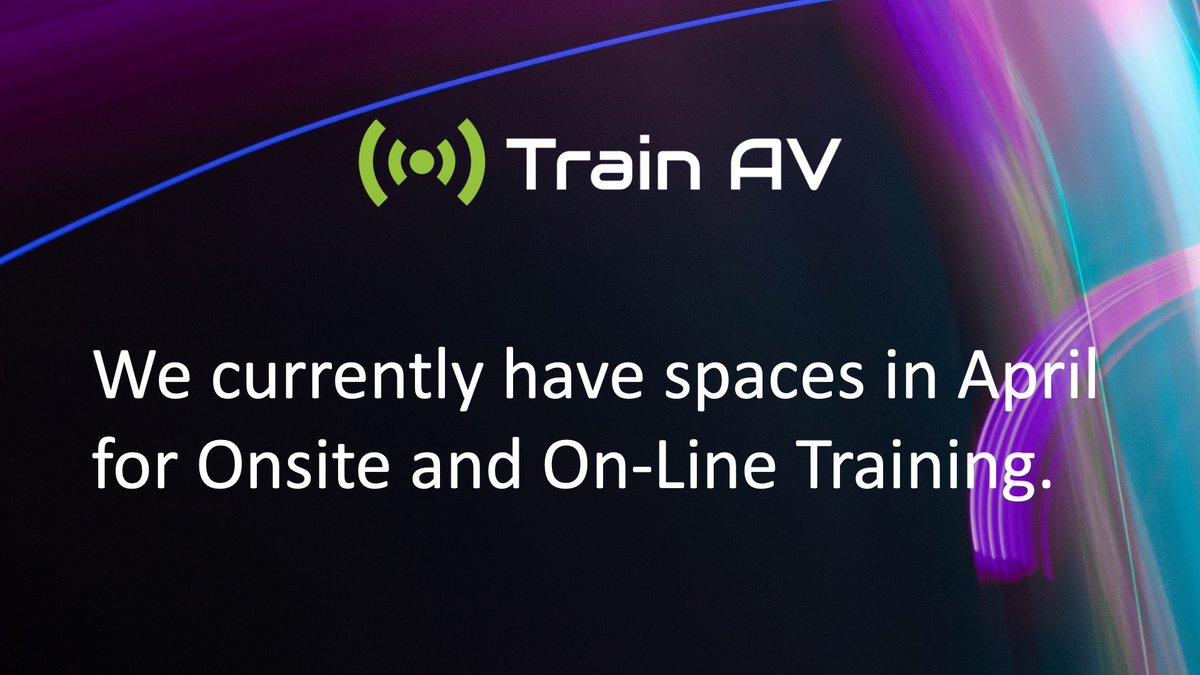 train_av's tweet photo. We currently have spaces for Training in April contact us on 01202 129821 You may even get to meet Ron. Follow Ron on Twitter @Train_av_RonHD

#training #avtweeps #av #avtech #avsolutions #audiovisual #digitalsignage #tripleplay #magicinfo #signagelive #brightsign #nowsignage https://t.co/xwmQdhlj0z