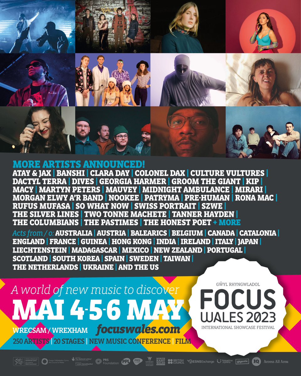 📢 Da ni'n chwara Focus Wales ym mis mai!

📢We are playing Focus Wales in May!

🎟️ Tocynnau/Tickets: focuswales.com

#Focuswales2023