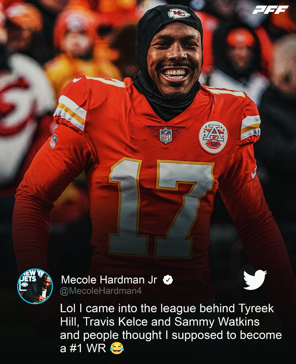 PFF Fantasy Football on Twitter "Can Mecole Hardman be a 1 WR with the Jets?"