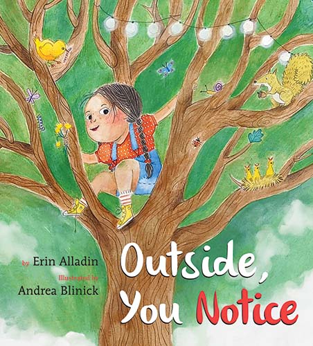 A new hobby for spring? Here's OUTSIDE, YOU NOTICE, illustrated by <a href="/andreablinick/">Andrea Blinick</a> and published by @PajamaPress1, on <a href="/CBCBook/">Children's Book Council</a>'s #SpringIntoANewYou showcase! #CBCShowcase #Kidlit cbcbooks.org/cbc-book-lists…