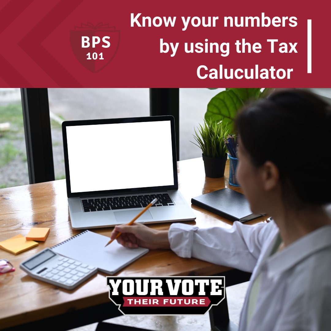 If the BPS101 Referendum passes on April 4th, the bond and interest payment will not increase. If the Referendum fails, the bond payment will go away. This tax calculator will help you see the amount that your household pays of the $9.1 million each year.
ssccust1.spreadsheethosting.com/1/9f/af715a373…