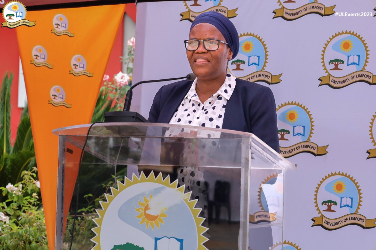ULvarsity's tweet photo. “We are here to cultivate a culture of responsibility, health and wellness, and violent free society at the Annual First Things First Campaign.” Ms Seponono Mampa, Assistant Manager, Student Health and Wellness Centre  
#ULEvents2023 #FirstThingFirstCampaign2023 https://t.co/jjNxwecpcf