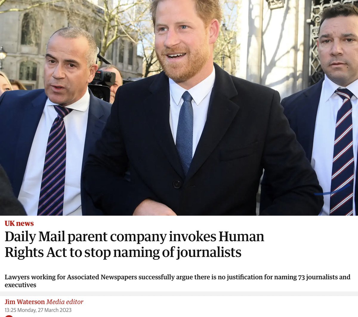 A headline that signals the death of satire