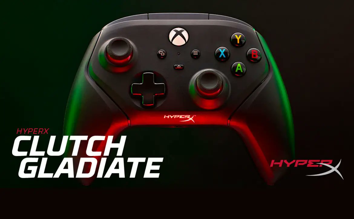 techaeris's tweet image. HyperX has just announced that the HyperX Clutch Gladiate wired Xbox controller is now available, delivering comfort and control for extended console gaming sessions.

#HyperX #HyperXClutch #Gladiate #XboxController #WiredXboxController

techaeris.com/2023/03/27/hyp…