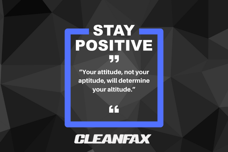 Cleanfaxmag's tweet photo. A positive and collaborative attitude is crucial to be a business leader. How do you exhibit positivity in your company? #attitude #zigziglar #quote #aotd #success #businessleader #cleanfax https://t.co/QLzvUyrCGM