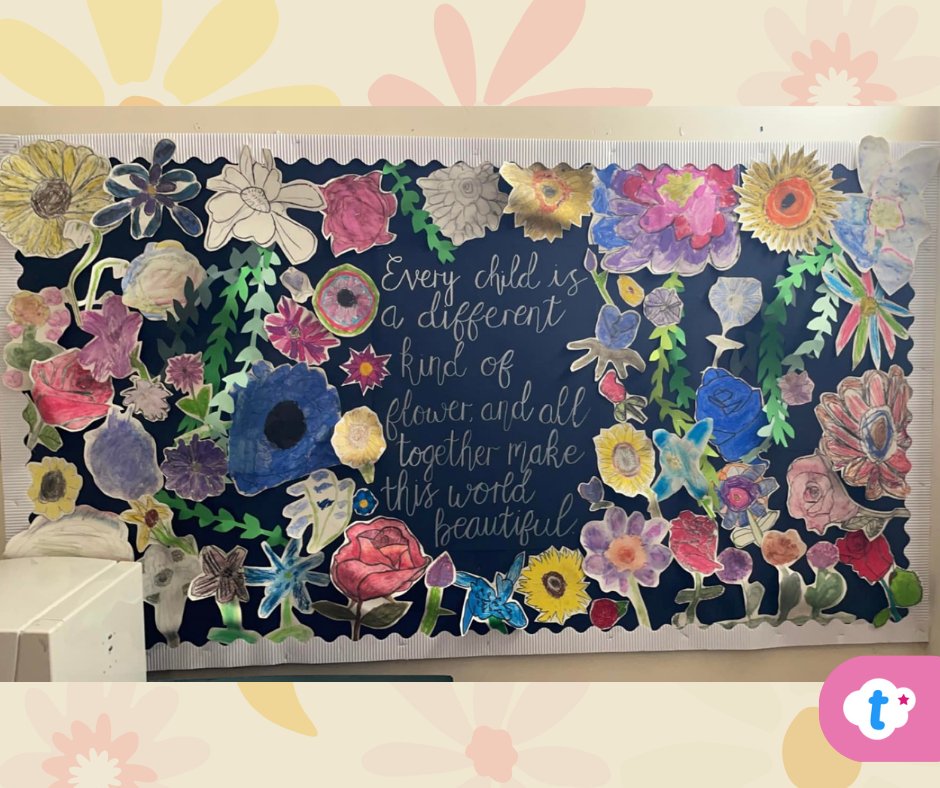 "Every child is a different kind of flower, and all together make this world beautiful"

We love this display, created by Vicky! A great board for the Spring weather 🌸🌼🌺 #edutwitter