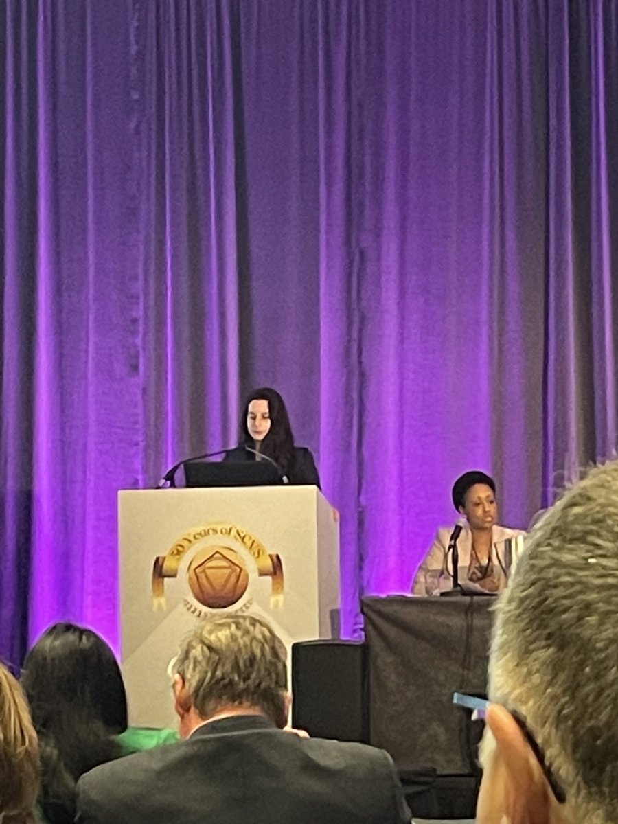 nyu_vascsurgery's tweet image. Dr Molly Ratner presenting on young patients’ outcomes following carotid stenting procedures. #SCVS #scvs2023