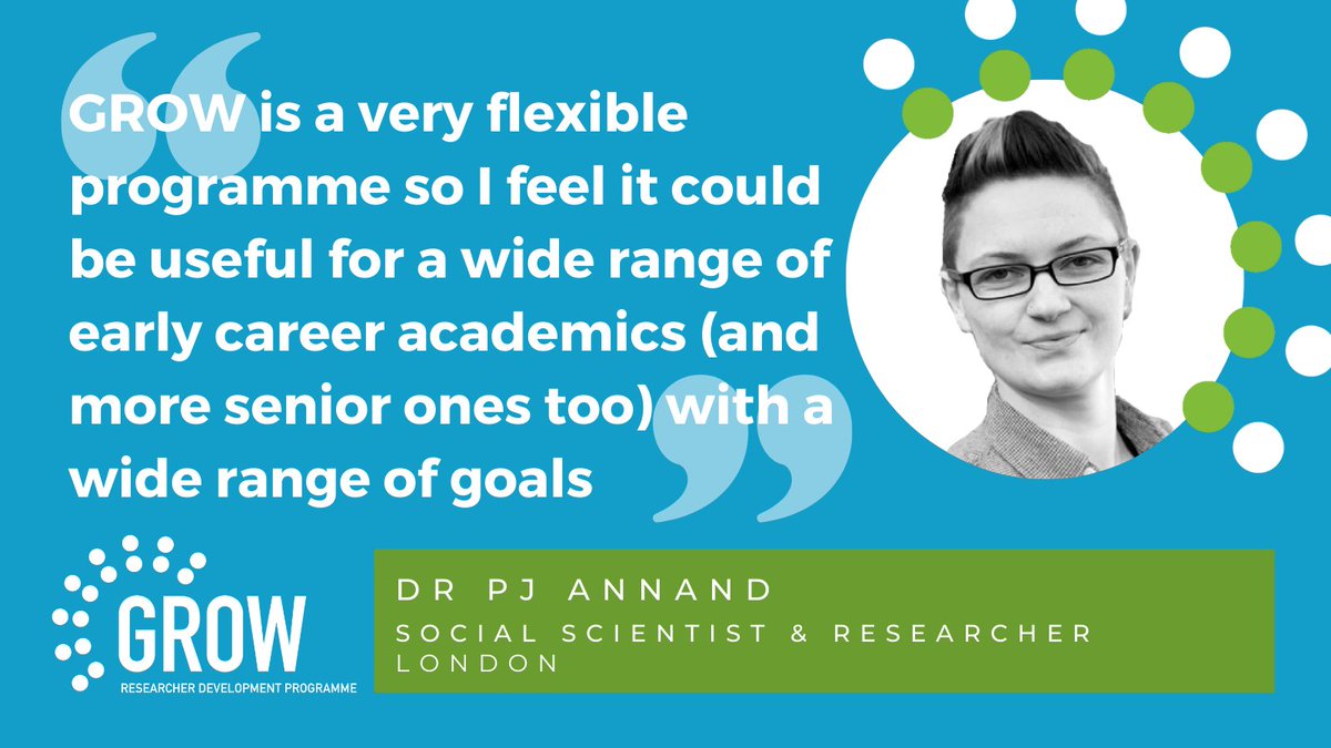 📢There's just TWO DAYS LEFT to apply to the 2023 GROW Programme!📢

Boost your career in #MentalHealthResearch with skills workshops, mentoring, &amp; a fabulous peer network of UK mental health researchers🌱

APPLICATIONS CLOSE 10am Wednesday 29 March📅👇
mentalhealthresearch.org.uk/grow