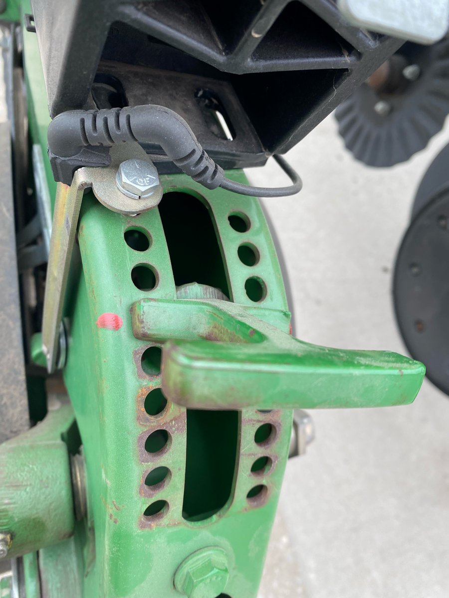 JennerCompanies's tweet photo. Our Jenner Precision team has been busy! One of our techs used the Set-N-Seed tool to calibrate row unit depth. These three rows are neighbors, and all needed to be in a different notch to achieve a 2-inch depth. #Spring23 #Plant23 #JennerPrecision #PrecisionAg https://t.co/tp1srtIoai