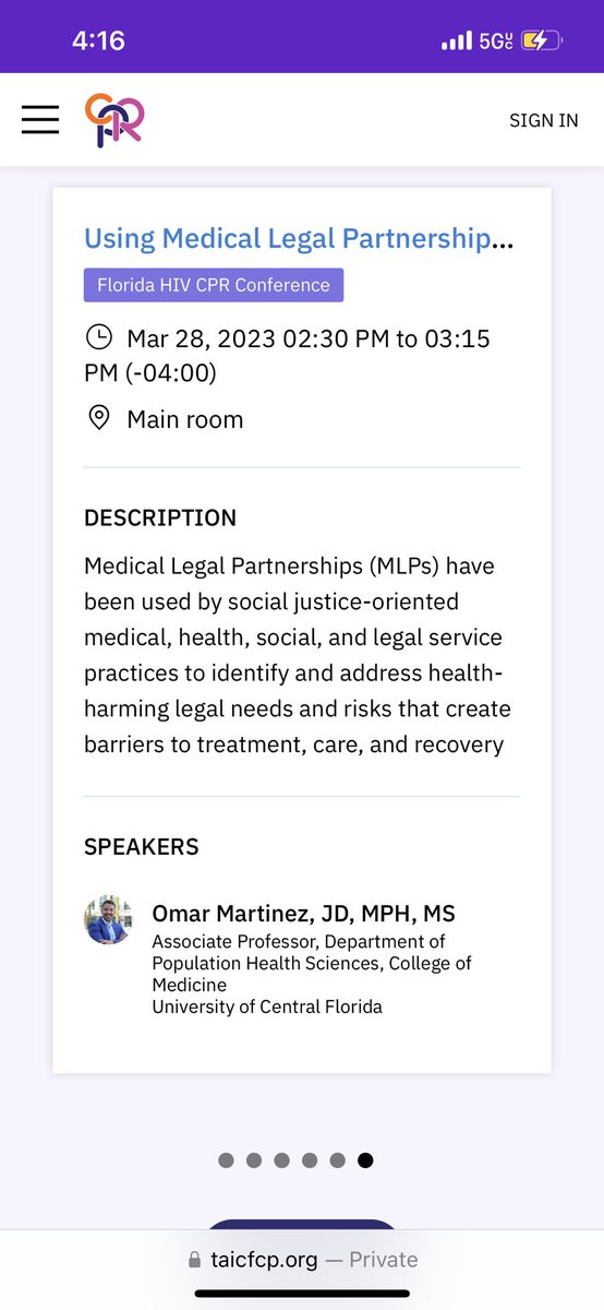 latinoactivist's tweet image. Looking forward to engaging colleagues in a discussion to advance the science of medical legal partnerships and structural interventions to address gaps in #HIVcare! Also excited to be back in my alma mater #gatorland #UF Register ➡️ taicfcp.org/2023FloridaHIV…