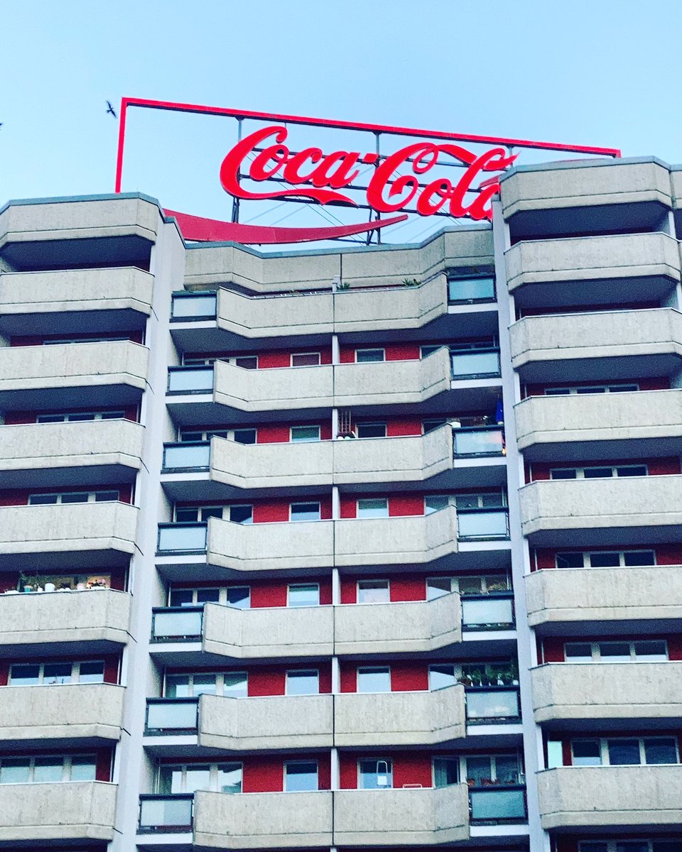 slowberlin's tweet photo. Berlin: between Marx and Coca Cola https://t.co/DsDN8cbwWJ