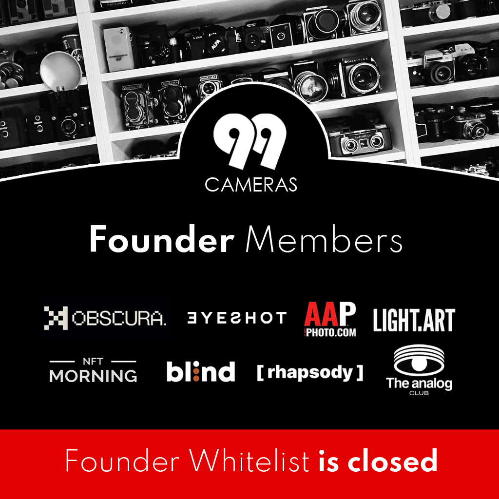 Welcome to our first Founder Members Orgs @obscuradao @Eyeshot_Mag @allaboutphotoco @light_artists @MagazineBlind @rhapsodycurated @NFTmorning ! The Club is open to a meaningful community of Orgs, Photographers and NFT Collectors. 

First Founder WL is closed ! Next WL in July