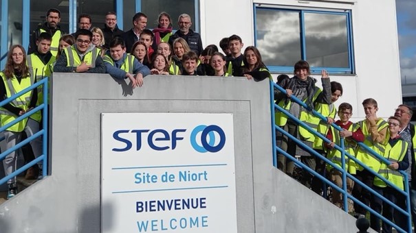 Merci à la STEF pour l'accueil des élèves de 4A de <a href="/CJeanvilar/">Collège JeanVilar</a> dans le cadre de l'action "Classe en Entreprise"