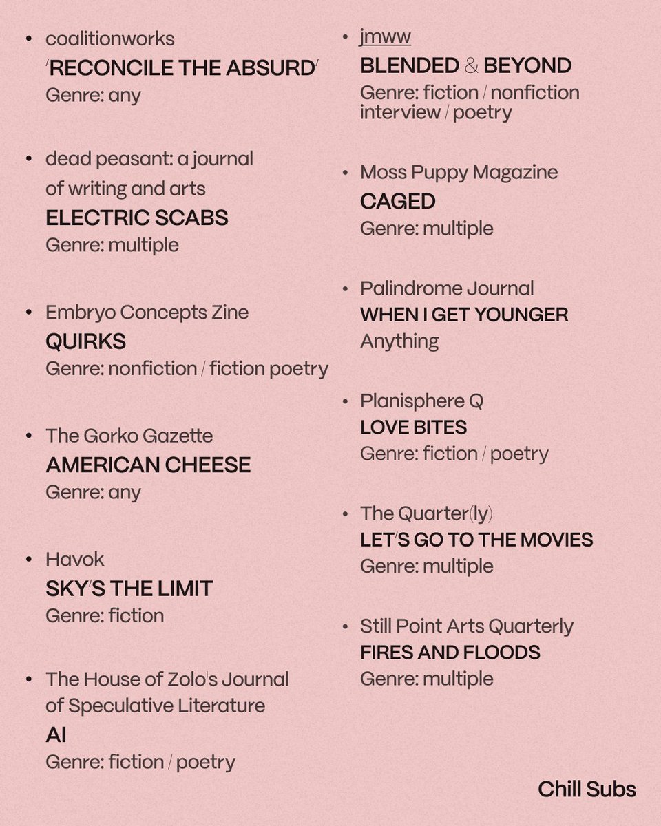 Chill Subs tweet media