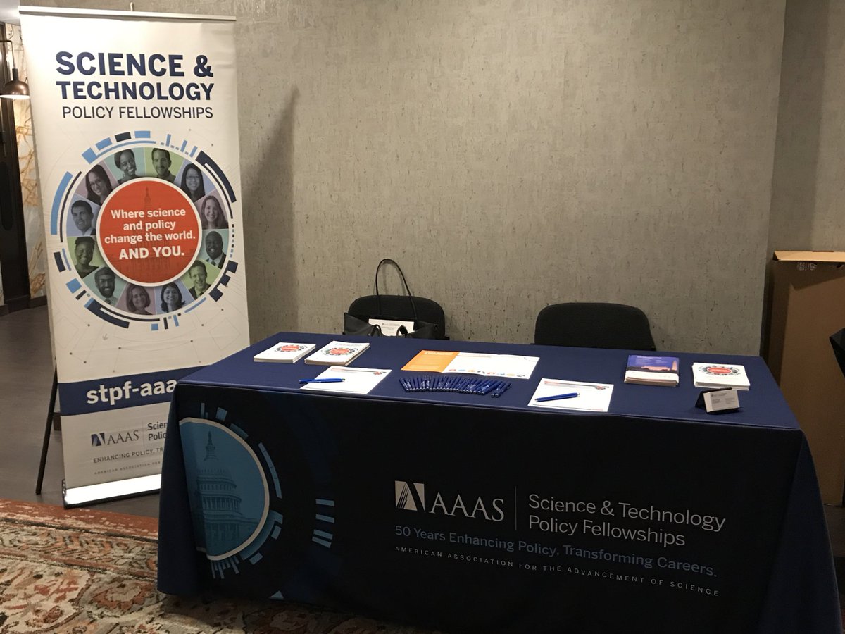 STPF Alumni (@stpf_alumni) on Twitter photo So excited to meet everyone attending the <a href="/AAAS_GR/">AAAS Gov't Relations</a> #MakingOurCASE workshop! Stop by the S&T Policy Fellowships table during breaks and lunch to chat #scipol fellowships. <a href="/AAAS_STPF/">S&TPolicyFellowships</a> So excited to meet everyone attending the <a href="/AAAS_GR/">AAAS Gov't Relations</a> #MakingOurCASE workshop! Stop by the S&T Policy Fellowships table during breaks and lunch to chat #scipol fellowships. <a href="/AAAS_STPF/">S&TPolicyFellowships</a>