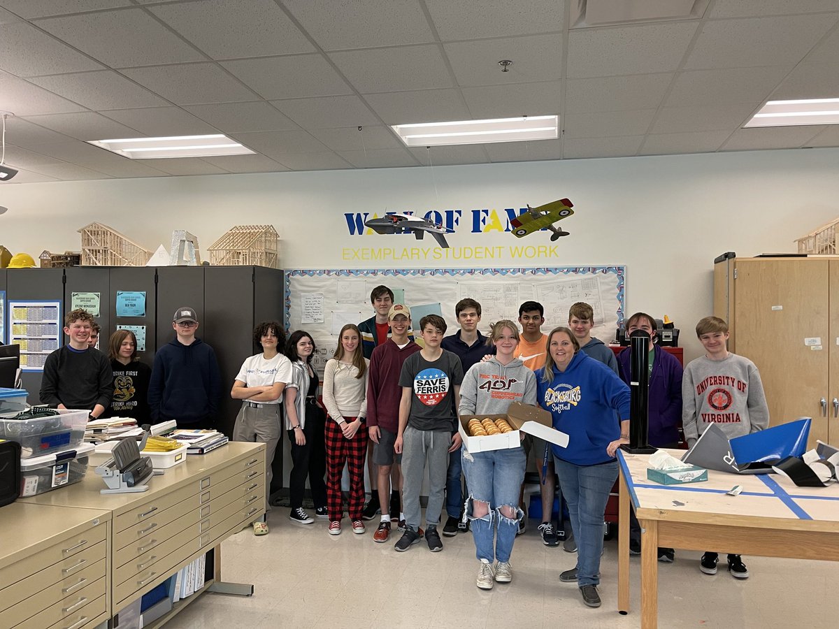 Congrats to Ms. Spradlin’s class who won the DECA RMHC Tab Collection Contest and the DECA Donut Party! They raised over 8,000 tabs to contribute to the overall total of over 37,000. All tabs collected will go to the CVille RMHC! <a href="/BburgHSBruins/">Blacksburg High</a> <a href="/bruingineering/">Spradlin</a> <a href="/CatleysClasses/">Ms Catley</a>