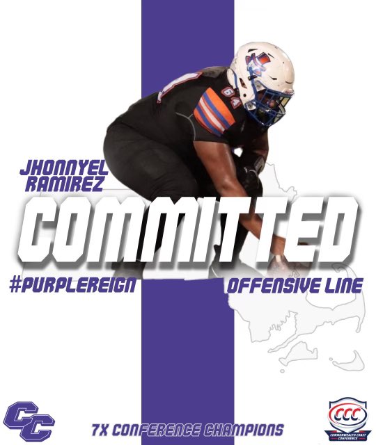 I am blessed and extremely proud to announce that I have committed to curry college!  I want to thank god for giving me this opportunity as well as my family and coaches for believing in me. <a href="/CoachTParsons/">𝐓𝐨𝐝𝐝 𝐏𝐚𝐫𝐬𝐨𝐧𝐬</a> <a href="/CoachTieri/">Augie Tieri</a> <a href="/petermwilkin/">Peter Wilkin 🏈</a> <a href="/coachstamm0721/">Coachstamm0721</a> #TheHatterWay #PurpleREIGN☔️