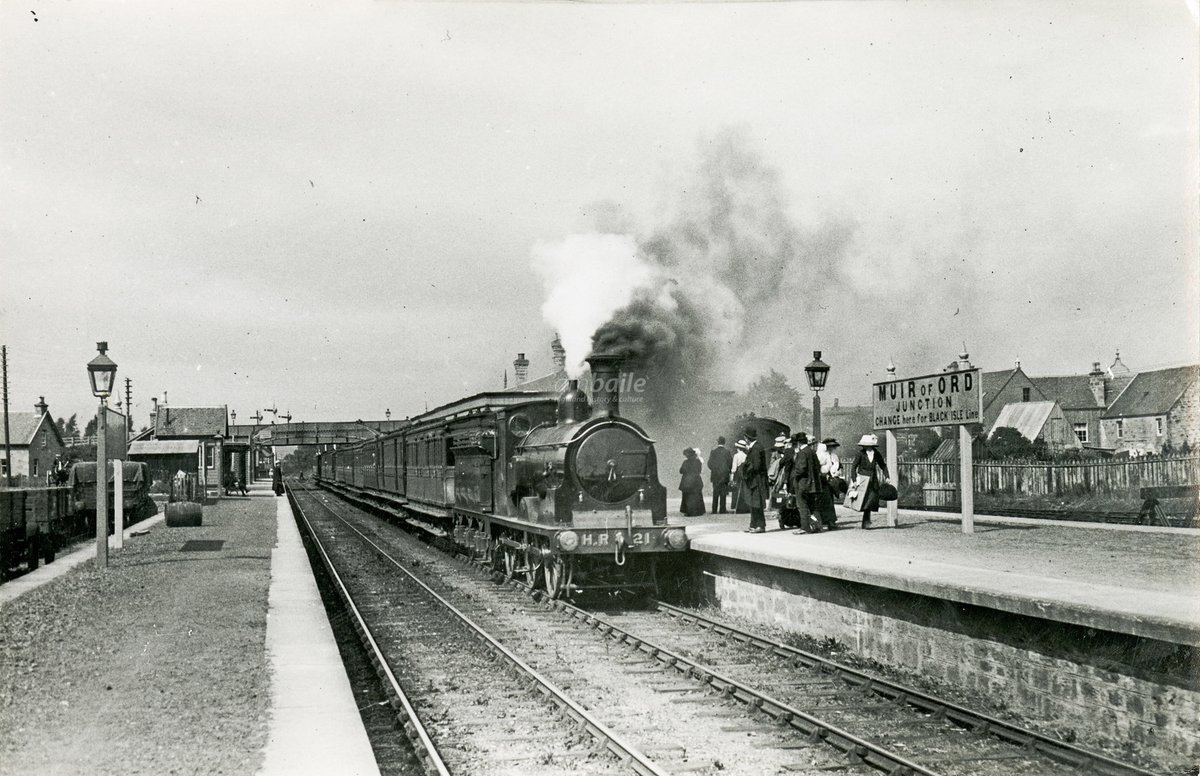 Am Baile Highland History & Culture on Twitter "Train entering Muir