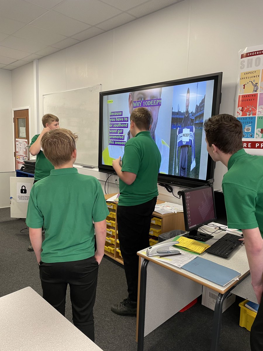 Amazing ideas and creations being presented to the rest of the class in a Year 8 SCOPE lesson.