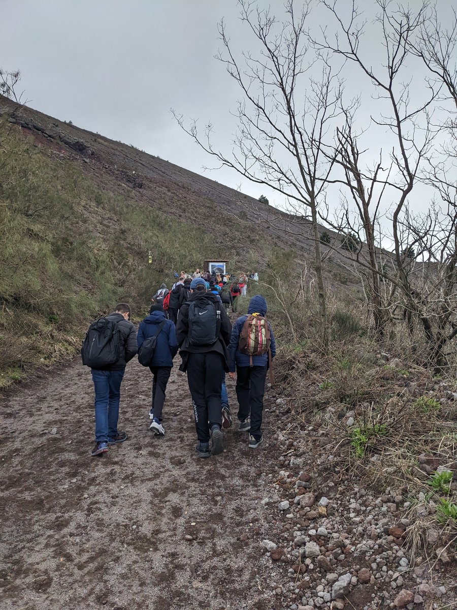 MTSClassics's tweet image. The ascent of Vesuvius