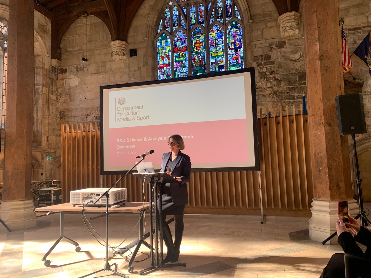 In sunny York Guildhall today for the third leg of our #shapingthemetaverse study as part of the <a href="/DCMS/">Department for Culture, Media and Sport</a>  R&amp;D programme and warm welcome from the director of analysis Alison Kilburn
