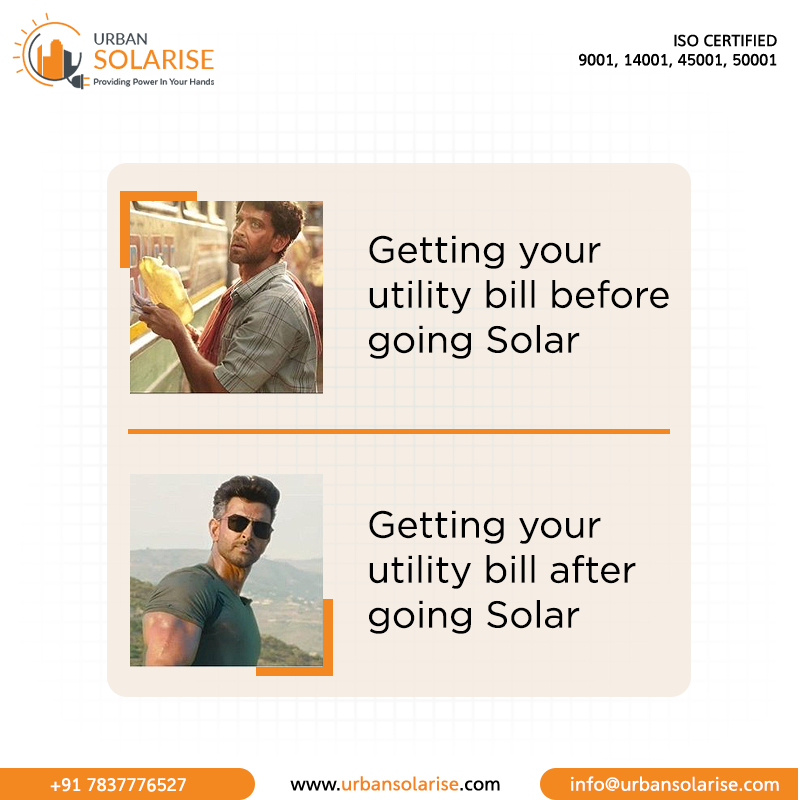 urbansolarise's tweet image. Stop paying exorbitant electricity costs and start living a bill-free life.
Install solar in your daily life to make it easier and happier.

For a free consultation, Visit -urbansolarise.com

#solarenergy #solar #solarpower #solarpanels #cleanenergy #solarsystem #save
