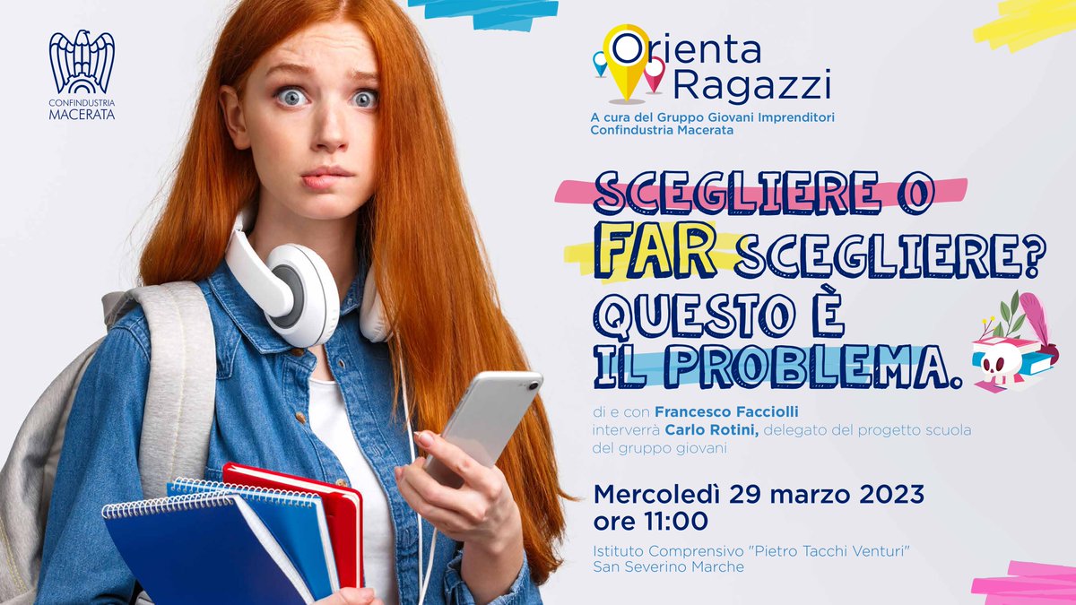 #orientamento #orientaragazzi #futuro #scuola #lavoro #confindustriamacerata #imprese #GruppoGiovaniImprenditoriConfindustriaMacerata