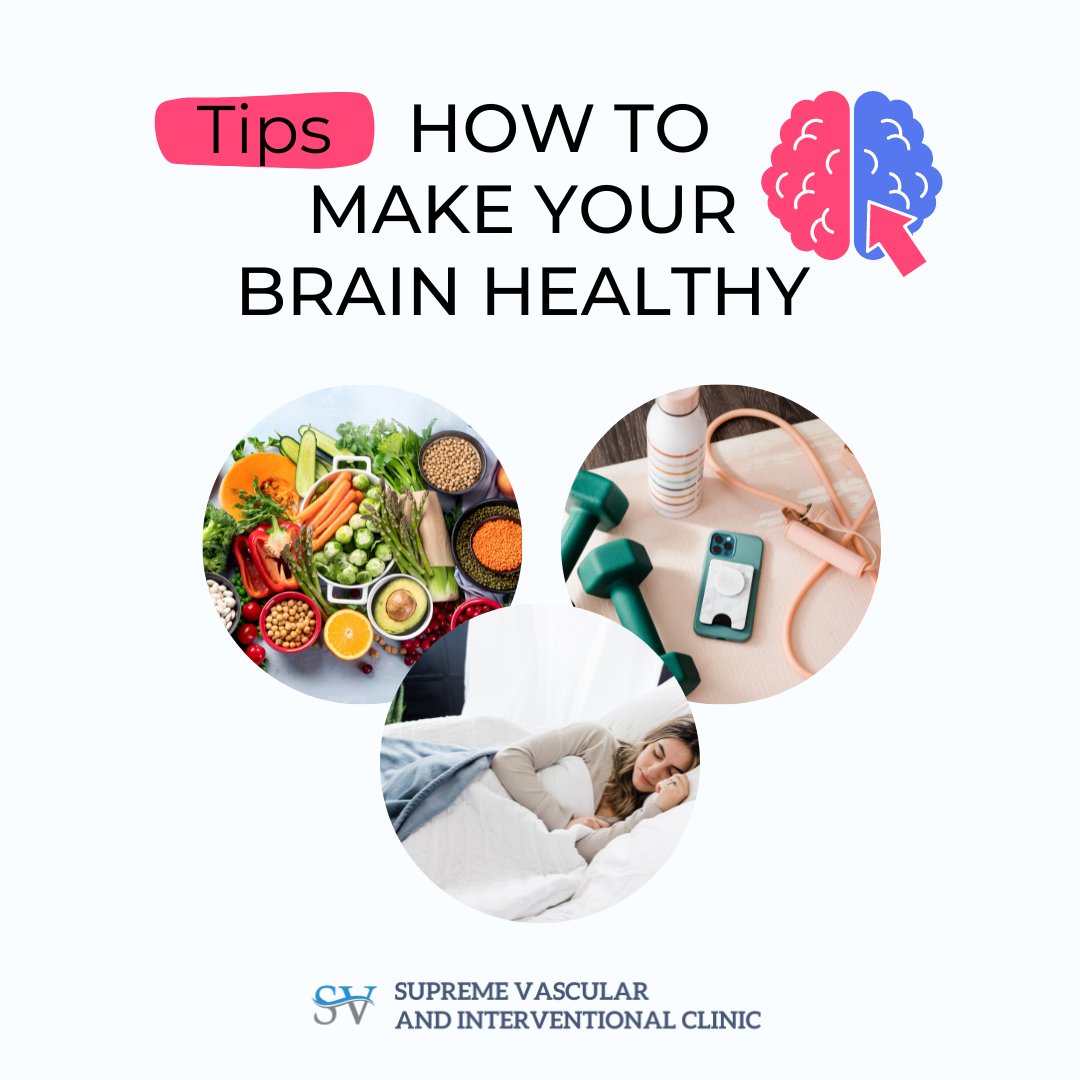 supremevascular's tweet image. Unlock your brain’s health with these easy steps to boost your mental fitness and keep your mind sharp.

#brainhealth #awareness #braintips #brainclinic #neurointervention #brainaneurysm #knowledge #nerve #nervoussystem #stayhealthy