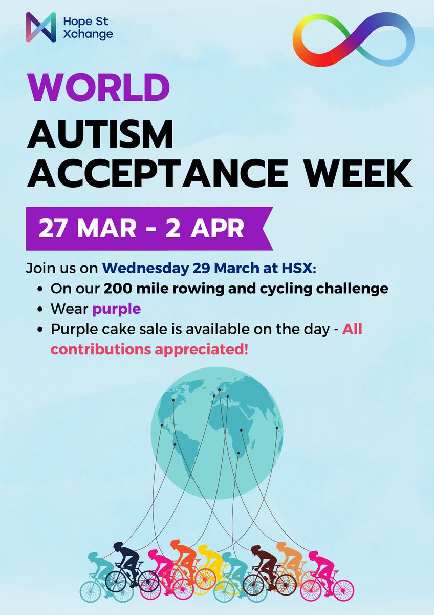 💙 World Autism Acceptance Week 💙

Get involved and join us on Wednesday 29th March!

#autismawareness #autismacceptanceweek