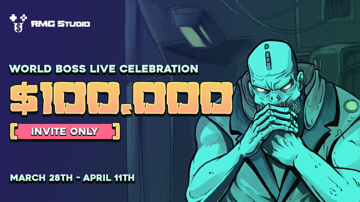 insider_monad's tweet photo. 🎁 15 WL Giveaway

World Boss game is going LIVE on #BNBChain with $100k Prizes to be won.

To enter:
1⃣Follow @RMG__Studio
2⃣RT &amp; ♥️ this tweet
3⃣Tag 3 friends

15 WL spots to 15 lucky participants to enter into the $100K prize pool.

#RMG #NFTGaming #Giveaways #Airdrop https://t.co/Ay8TxAA6U6