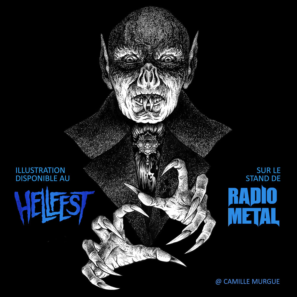 RadioMetal's tweet photo. Stand @RadioMetal 
Avant-première au @hellfestopenair 2023
Par @CamilleMurgue 
#tshirt #merch https://t.co/YqyctTw8tN