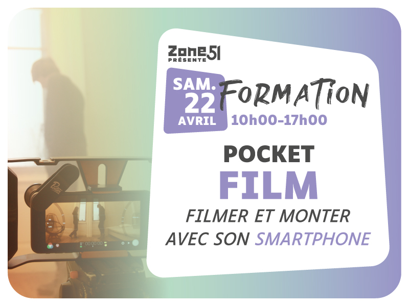 🤳 [ FORMATION : Pocket Film (filmer et monter avec son smartphone) ]

Plus d'infos : zone51.net/agenda/