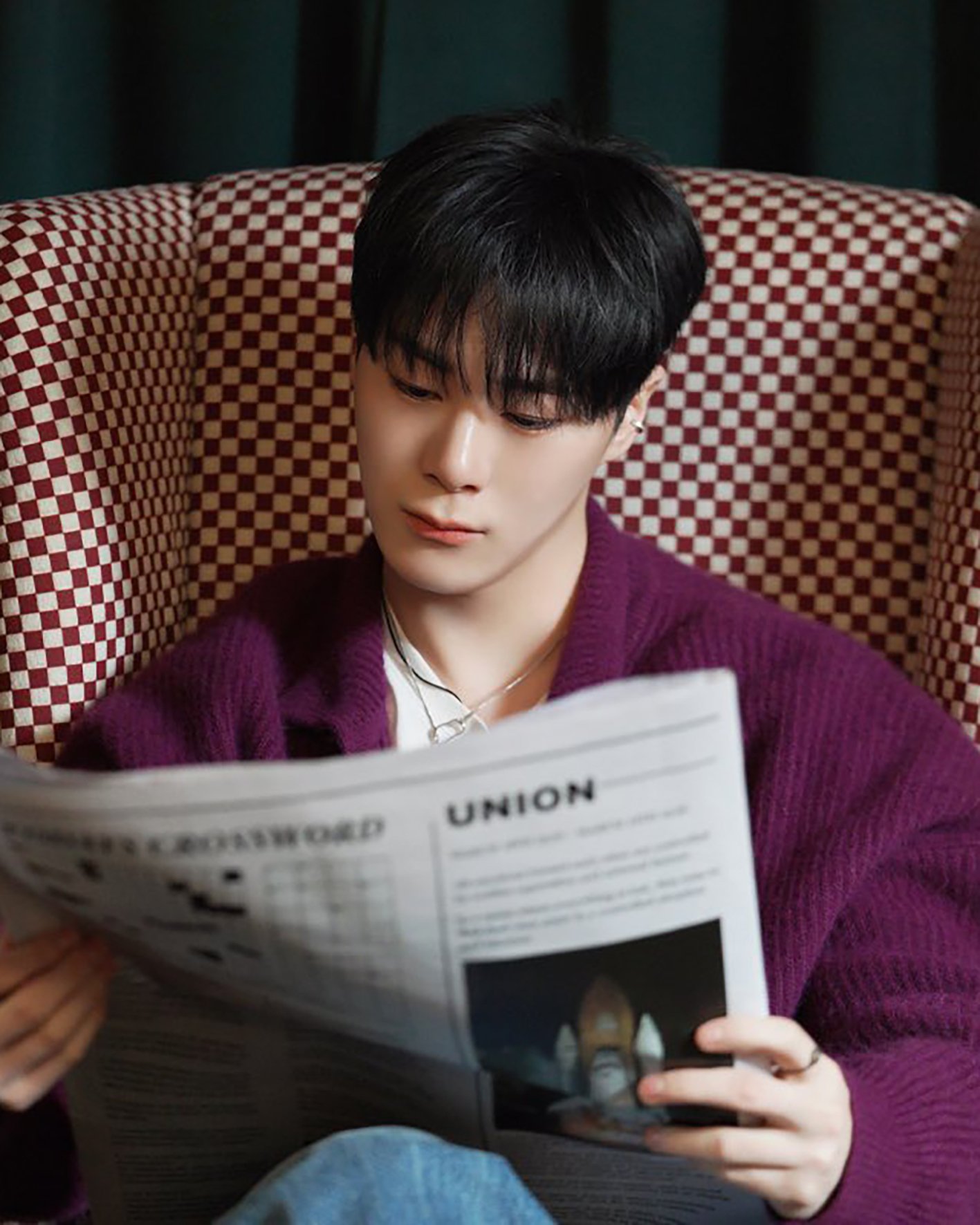 ASTRO Moonbin ムンビン ビニ 熱っぽい ほぼ等身大タペストリー⑫