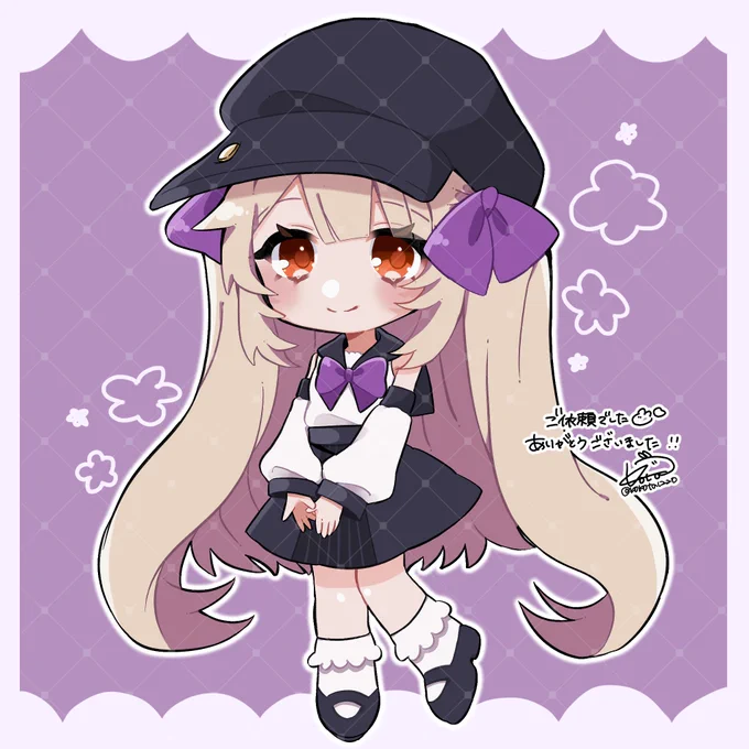こちらご依頼で描かせて頂きました.*キャラデザがとっても可愛い 