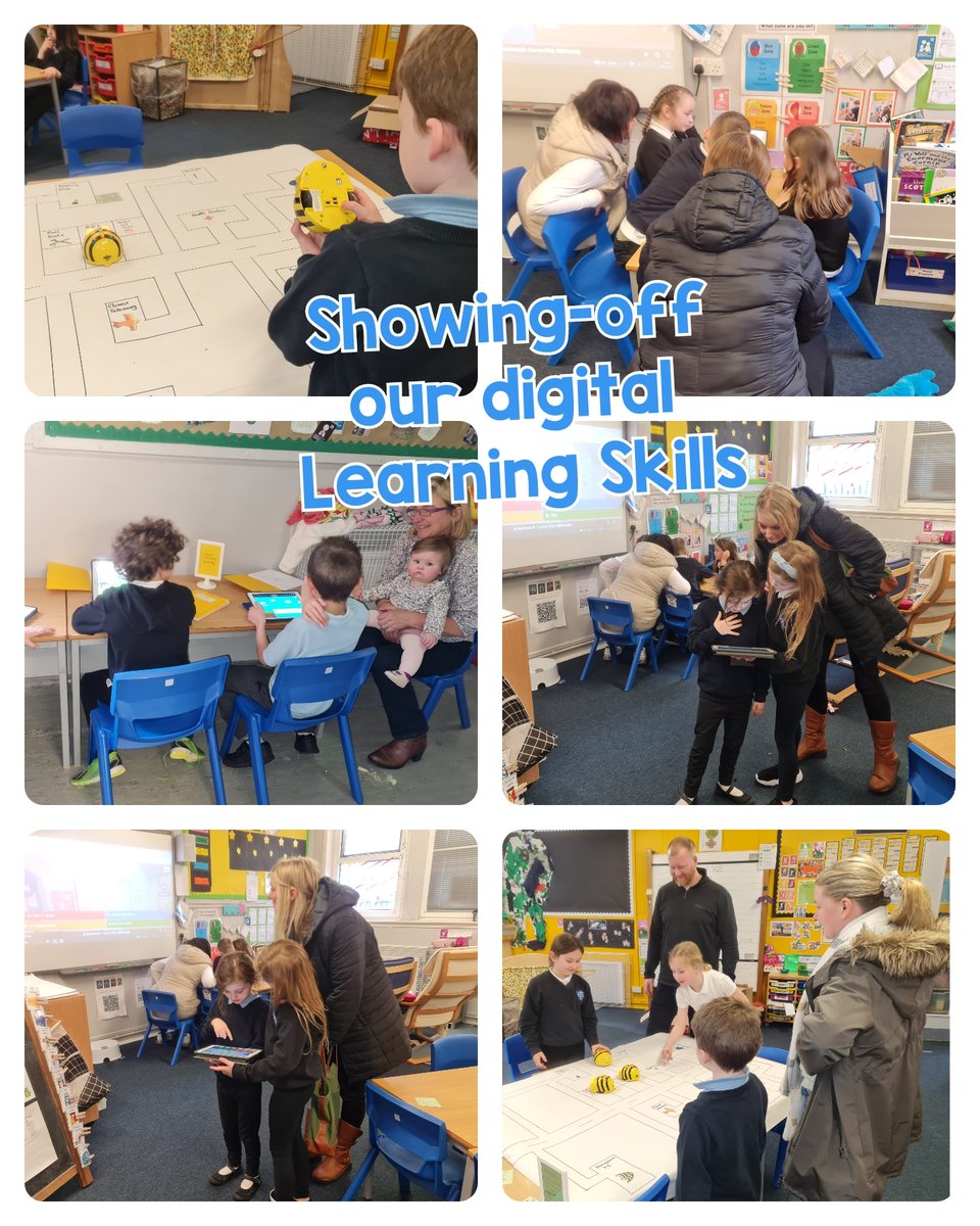wlourladysps's tweet photo. P2/3 enjoyed taking part in a #DigitalLearningShowcase . They showed #SpacedLearning through a @Kahoot quiz, explored a map of our local area with #Beebots and played @sumdog maths games.
#LovingLearningAtOurLadys @LoveWestLothian @wldigilearn @WL_STEM https://t.co/8pF2uwPhdm