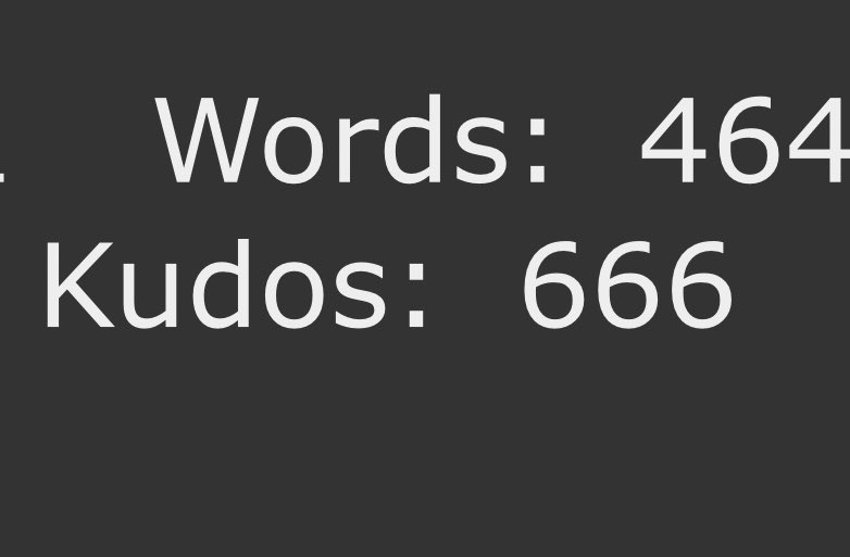whoreacheng's tweet photo. comes back from the dead to say thanks for the devil number of kudos on my lil fic 🥺 https://t.co/W5GulsUneC