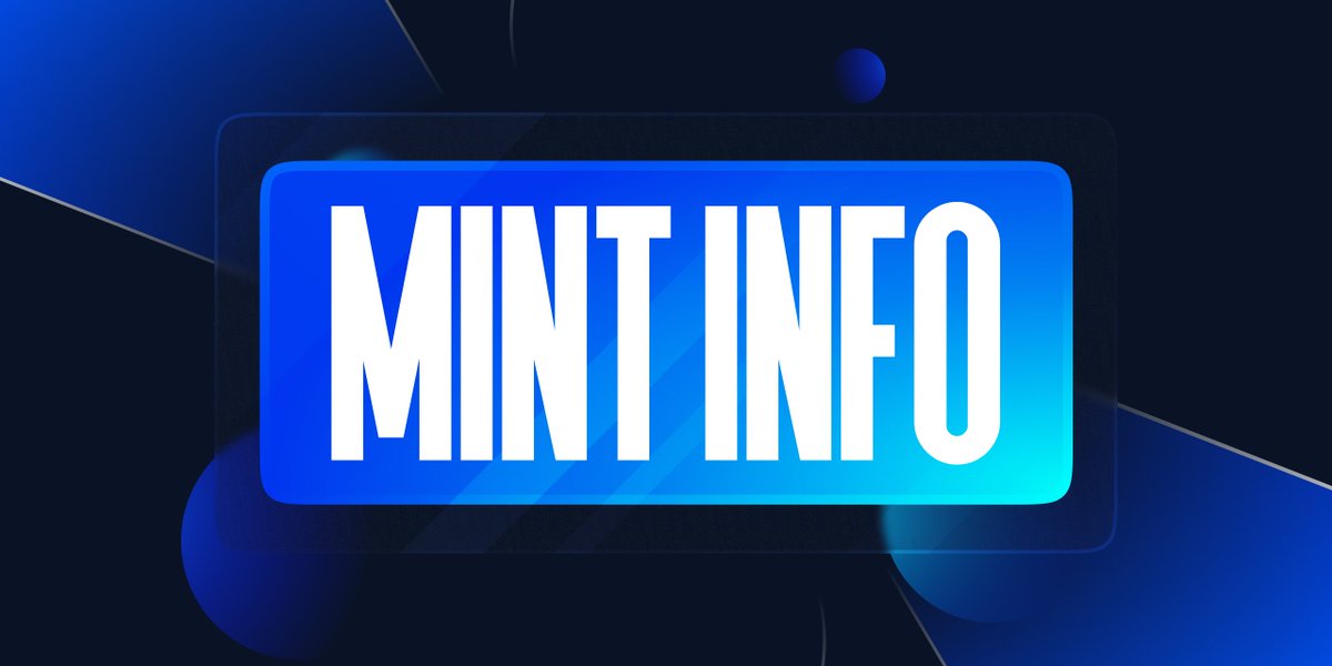 BluecasterNFT's tweet photo. Supply: 555
Date: March 29
Time: to be announced soon
Mint price OG: 3.25 sol (guaranteed mint)
Mint price WL: 3.5 sol (FCFS)
Mint price public: 4 sol https://t.co/trv2byTqPN