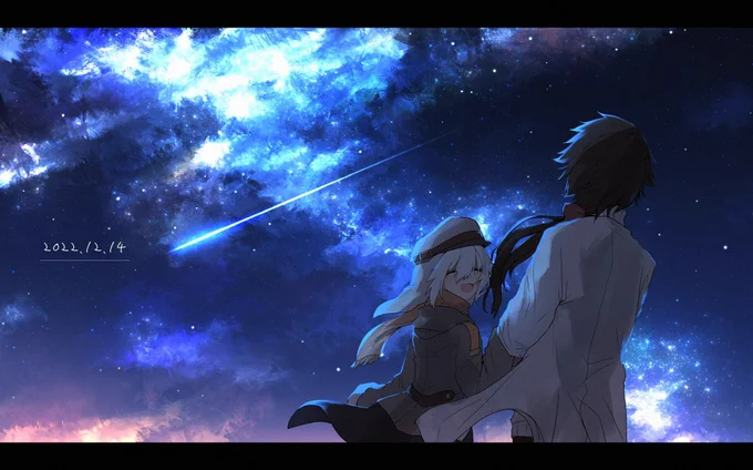 #見た人も何か無言で夜をあげる 