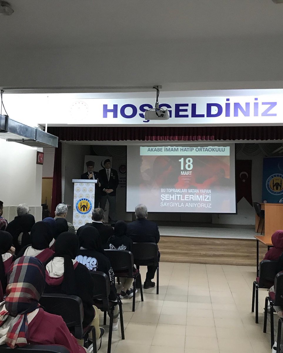AkabeImam's tweet photo. Okulumuza Türkiye Harp Malulü Gaziler , Şehit,Dul ve Yetimleri Derneği Konya Şubesi Başkanlığı ‘ndan gelerek öğrencilerimize Çanakkale Zaferi’nin anlam ve önemini anlatan Başkan Süleyman EGE ‘ye , gazilerimize ve gazi yakınlarına teşekkür ediyoruz. #18martçanakkalezaferi https://t.co/pXjthPS1fP